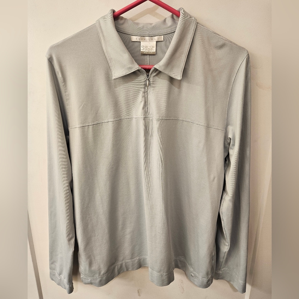 NWT - Nike Golf Dri-Fit Blue Grey Jersey - Size XL